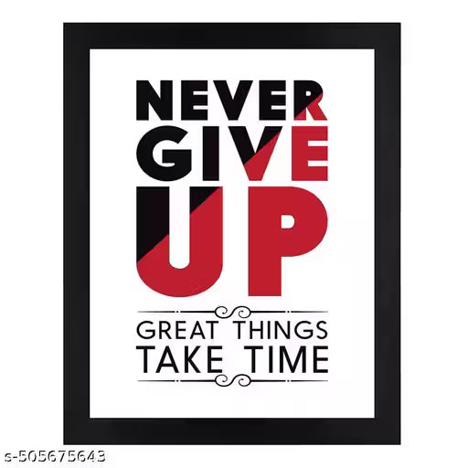 Inspirational wall photo frame